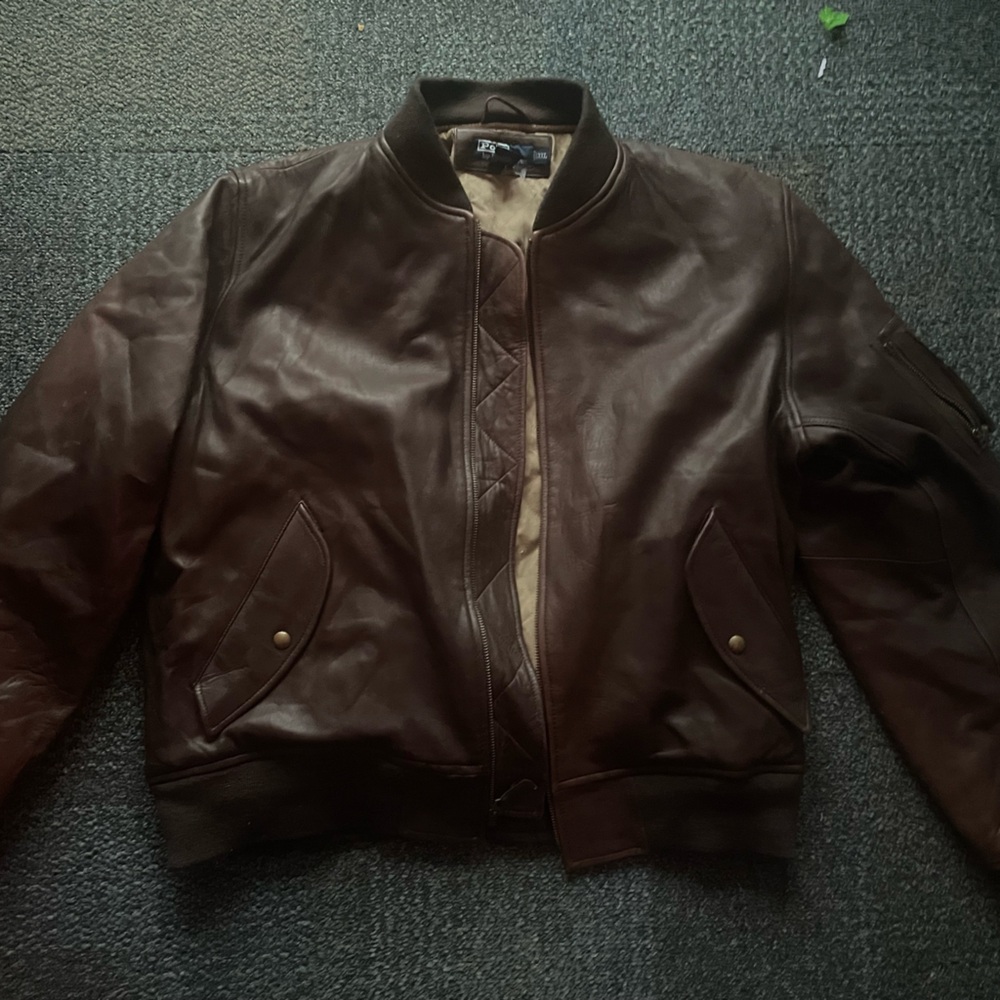 Ralph Lauren Brown leather jacket